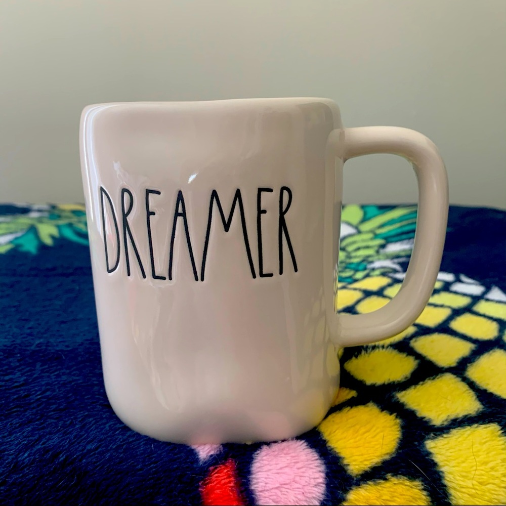 Rae Dunn White DREAMER Mug